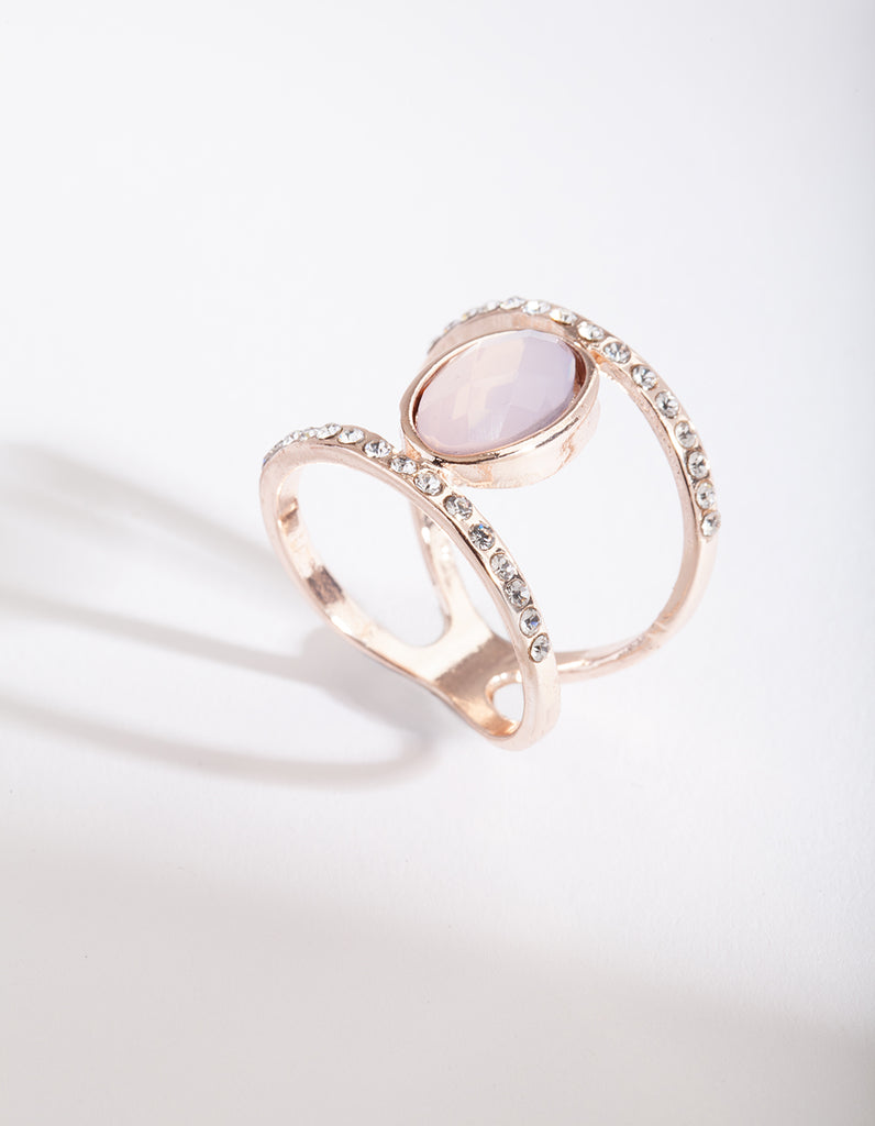 Rose gold deals ring no stone