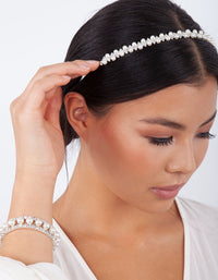 Diamante & Pearl Headband - link has visual effect only