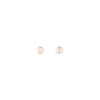 Rose Gold Texture Ball Stud Earrings - link has visual effect only