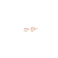 Rose Gold Texture Ball Stud Earrings - link has visual effect only