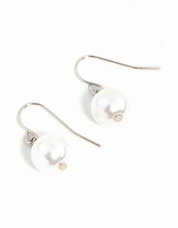 Classic Pearl Ball Drop Earrings - link has visual effect only