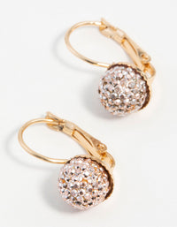 Gold Mini Sparkle Ball Drop Earrings - link has visual effect only