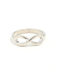 Silver Infinity Classic Ring - link has visual effect only