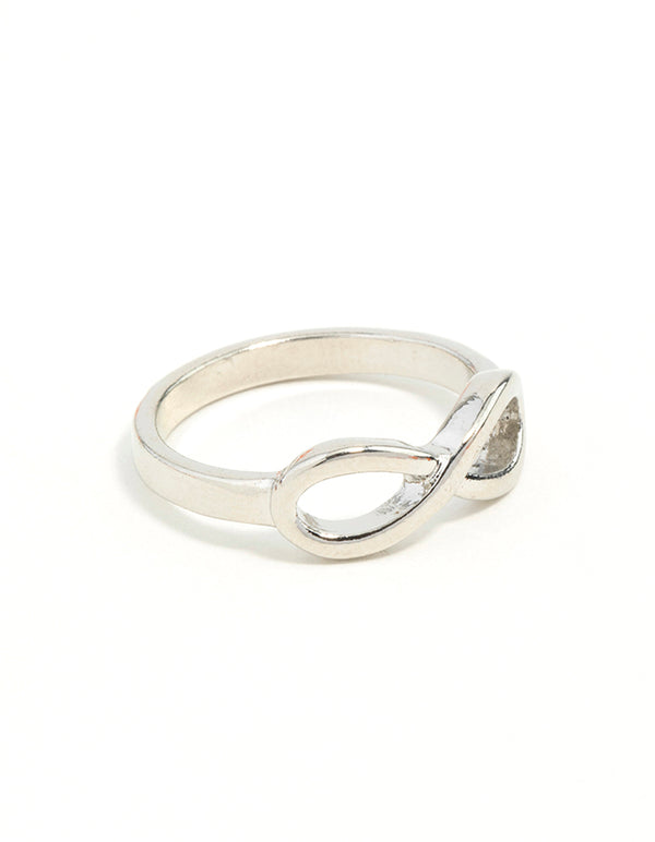 Silver Infinity Classic Ring