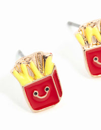 Gold Fries Stud Earrings - link has visual effect only