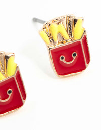 Gold Fries Stud Earrings - link has visual effect only