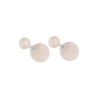 Pearl Pink Sandwich Stud Earrings - link has visual effect only