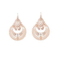 Rose Gold Diamante Bohemian Earrings - link has visual effect only