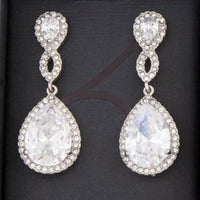 Crystal Twist Teardrop Earring - link has visual effect only