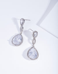 Crystal Twist Teardrop Earring - link has visual effect only