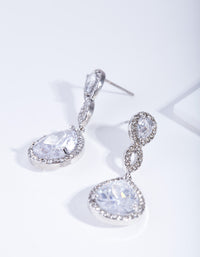 Crystal Twist Teardrop Earring - link has visual effect only