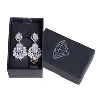 Statement Crystal Cluster Drop - link has visual effect only