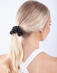 Monochrome Spot Check Scrunchie Pack - link has visual effect only