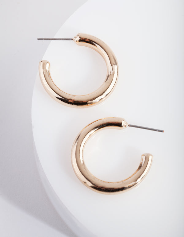 Gold Chunky Mini Hoop - Lovisa