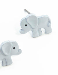 Mini Elephant Stud Earrings - link has visual effect only