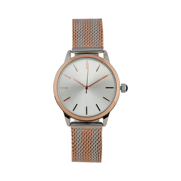 Mix Metal Mesh Watch