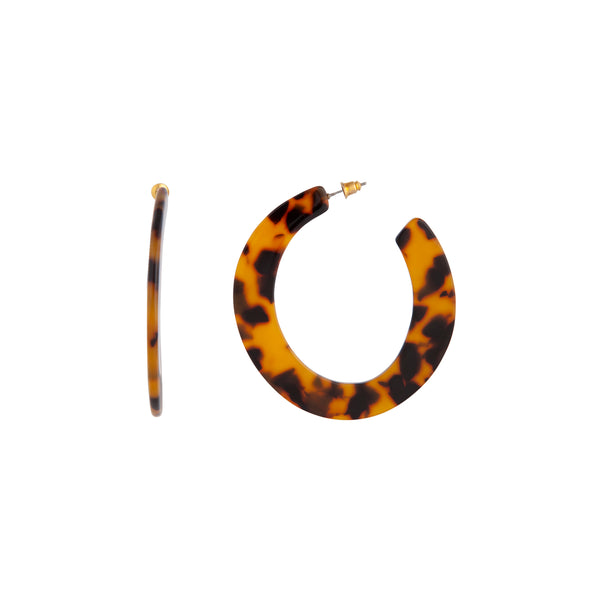 Tortoise shell earrings lovisa top