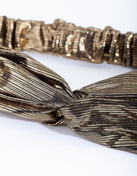 Metallic Stretch Turban Headband - link has visual effect only