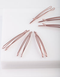 Metallic Pink Hair Pin 6-Pack - link has visual effect only