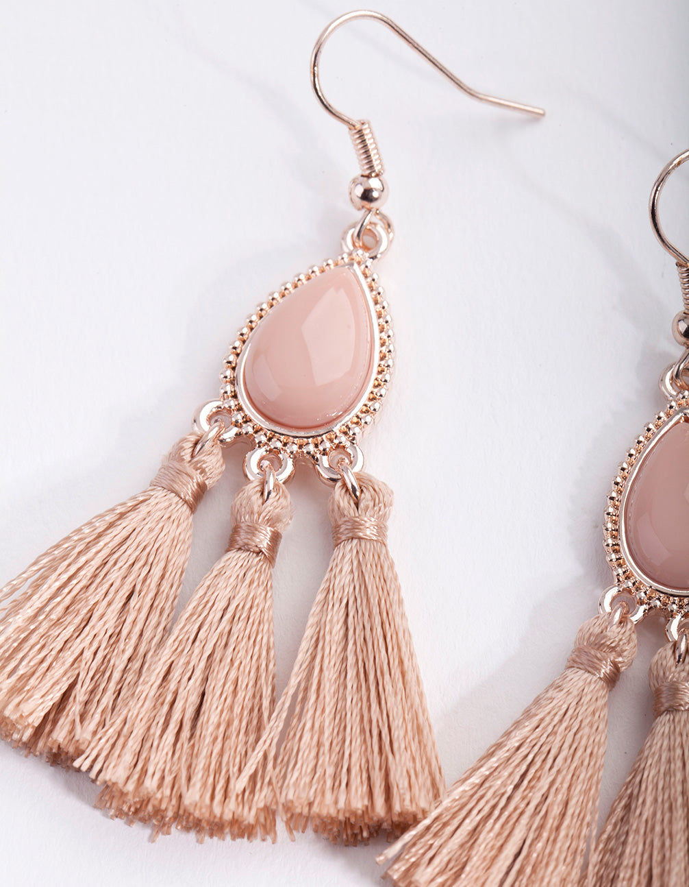 Blush Tassel Earrings Lovisa
