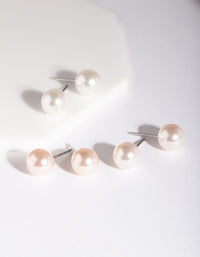 Pearl Stud Earring Pack - link has visual effect only