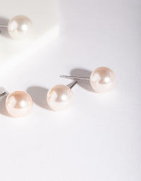 Pearl Stud Earring Pack - link has visual effect only