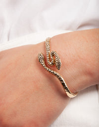 Gold Snake Wrap Arm Cuff - link has visual effect only