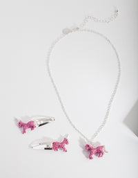 Kids Pink Unicorn Jewellery Set - link has visual effect only