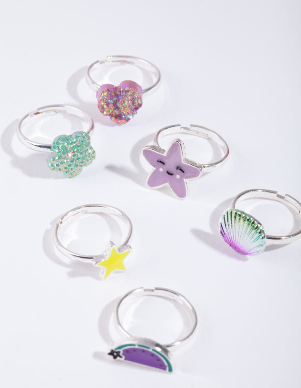 Mermaid rings for kids hot sale