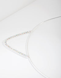 Kids Diamante Cat Ear Headband - link has visual effect only