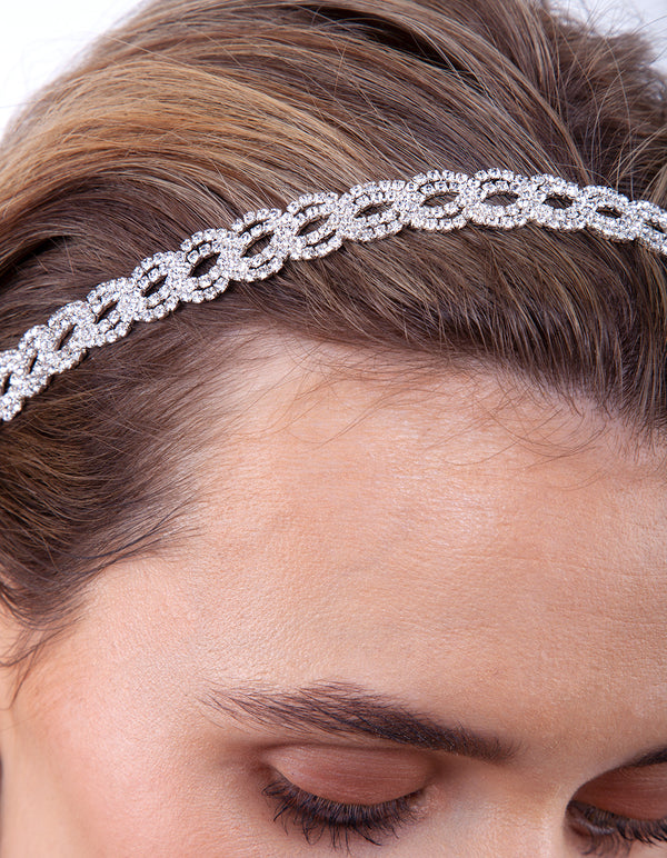 Hair band with diamonds online