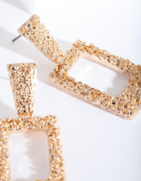 Gold Mini Rhombus Earrings - link has visual effect only