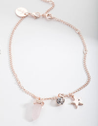 Moonstone & Rose Quartz Charm Bracelet Gift Box - link has visual effect only