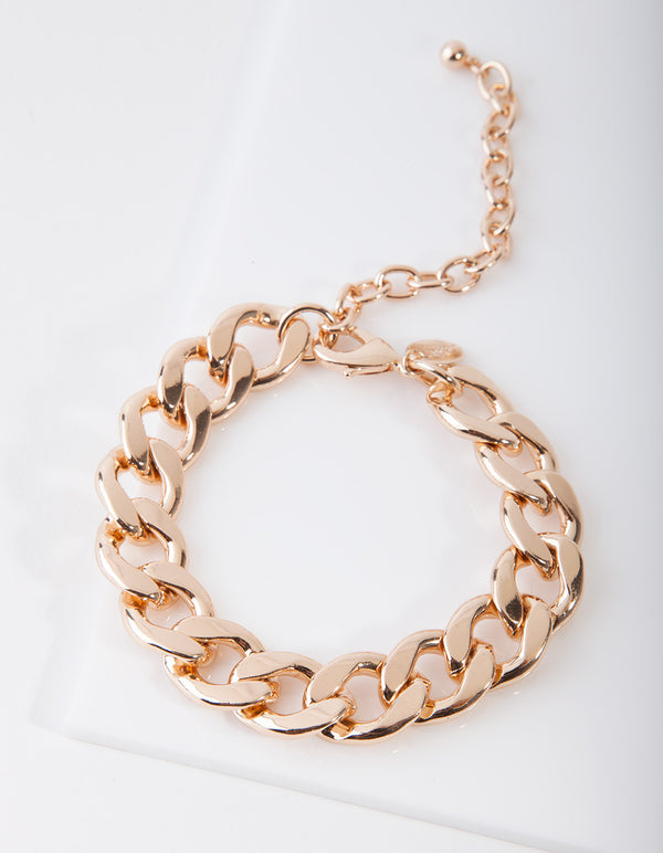 Gold Chunky Chain Bracelet