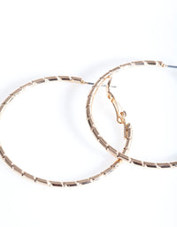 Gold Statement Diamante Hoop Pack - link has visual effect only