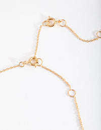 Gold Plated Sterling Silver Small Heart Anklet Bracelet - link has visual effect only