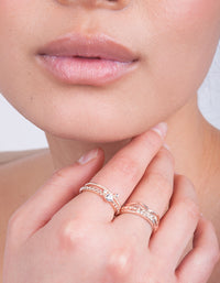 Rose Gold Dainty Ring - link has visual effect only