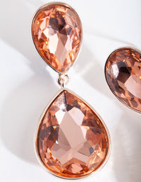 Rose Gold Classic Teardrop Earrings - link has visual effect only