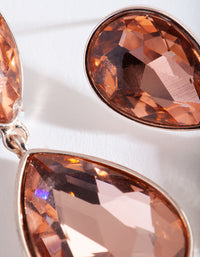 Rose Gold Classic Teardrop Earrings - link has visual effect only