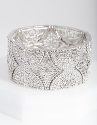 Diamante Filigree Stretch Bracelet - link has visual effect only