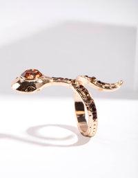 Jewelled Snake Ring - link has visual effect only