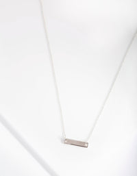 Sterling Silver Mini Bar Necklace - link has visual effect only