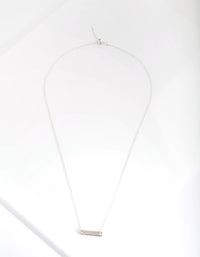 Sterling Silver Mini Bar Necklace - link has visual effect only