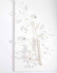 Silver Micro Flower Hair Pin - link has visual effect only