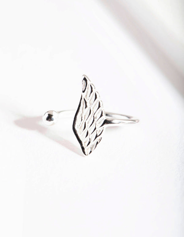 Sterling Silver Angel Wing Ear Cuff