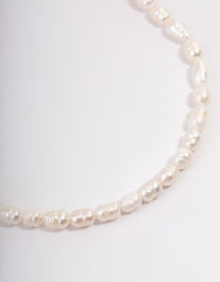 Freshwater Pearl Strand Anklet - link has visual effect only