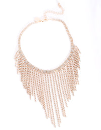 Rose Gold Fringe Choker - link has visual effect only