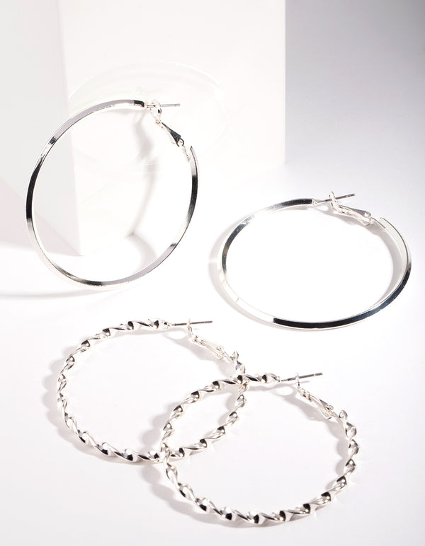 Silver Ultimate Hoop Earring Pack