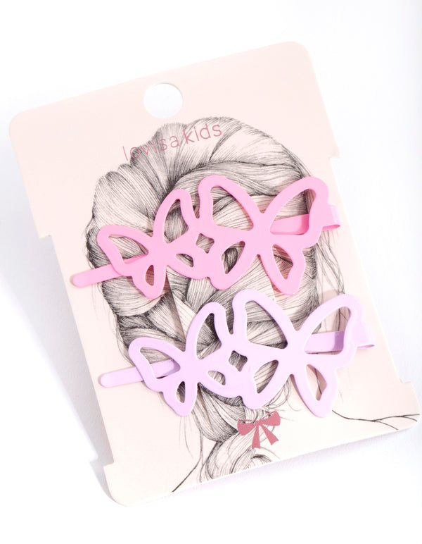 Large Butterfly Hair Slide Pack