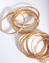 Gold Cupchain & Glitter Bangle 20-Pack - link has visual effect only